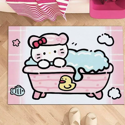 Avtomobil döşəmə paspasları properties, and a cute decorative design - katies-pink-bathtub-7mm-diatomaceous-earth-4060cm1523
