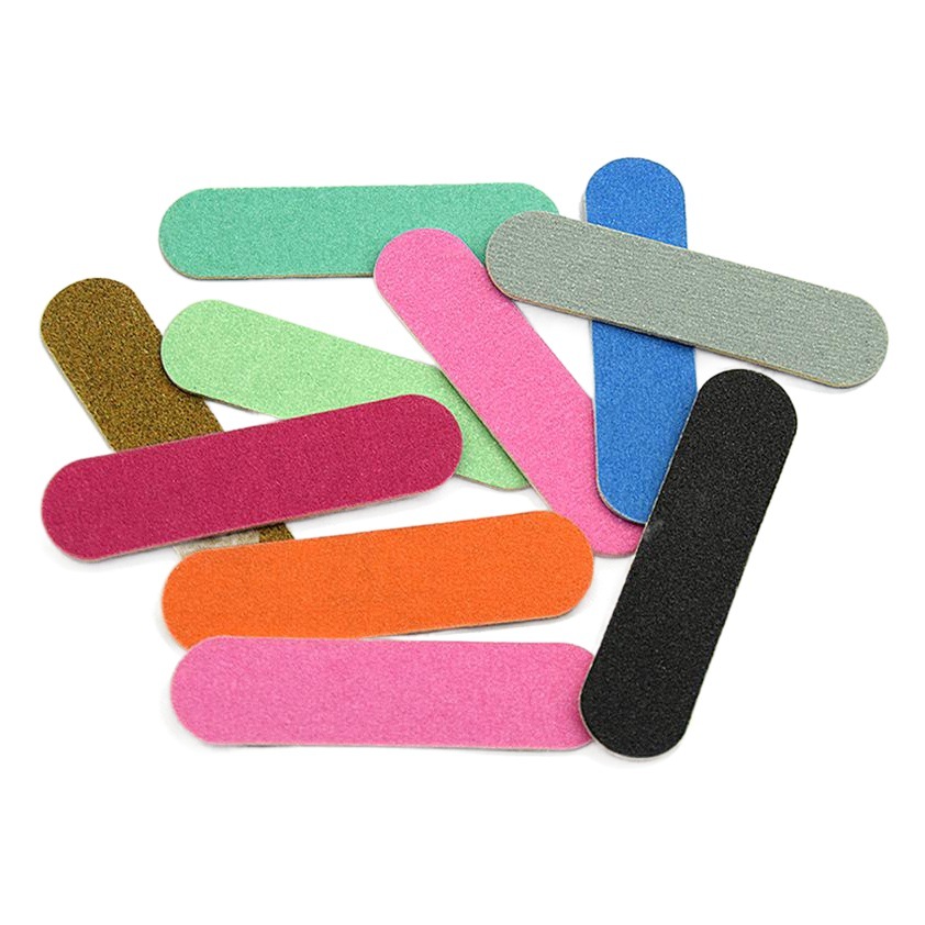 Mini Wood Chip Nail File Wood Skin File Thin Rub Sandpaper File Nail Sticker Matching Special Rub 9cm