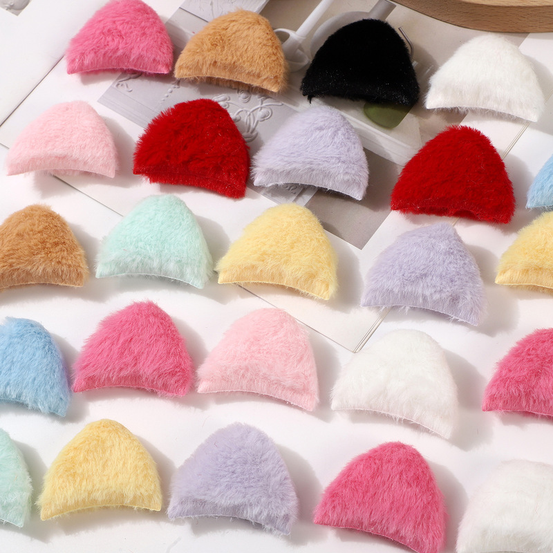5cm Double-Sided Cute Rabbit Plush Cat Ears DIY Headband Children's Clothing Accessories Hair Accessories Doll Decoration Accessories 5cm Double-Sided Cute Rabbit Plush Cat Ears DIY Headband Children's Clothing Accessories Hair Accessories Doll Decoration Accessories