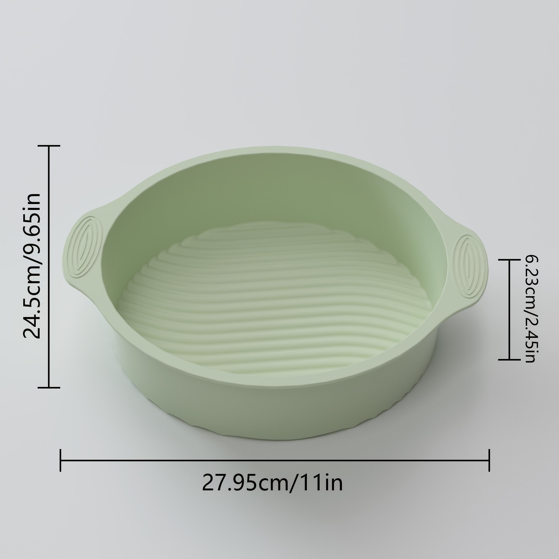 Grado alimenticio silicona aire freidora placa de horno horneado herramienta aplicable molde de tostada de pastel resistente a alta temperatura