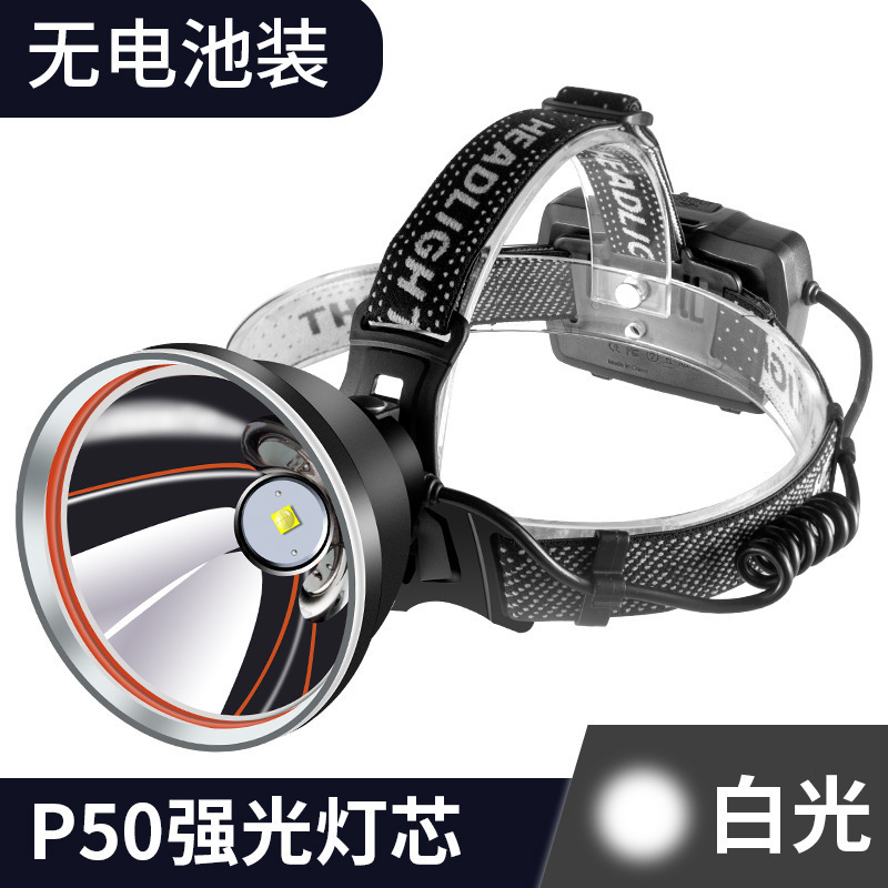 Nueva alta potencia P70 faro fuerte luz Super brillante noche al aire libre pesca reflector cabeza-montado USB recargable lámpara de minero al por mayor