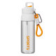 Imported tritan sports large capacity straw water cup men's fitness plastic water bottle for middle school students portable summer