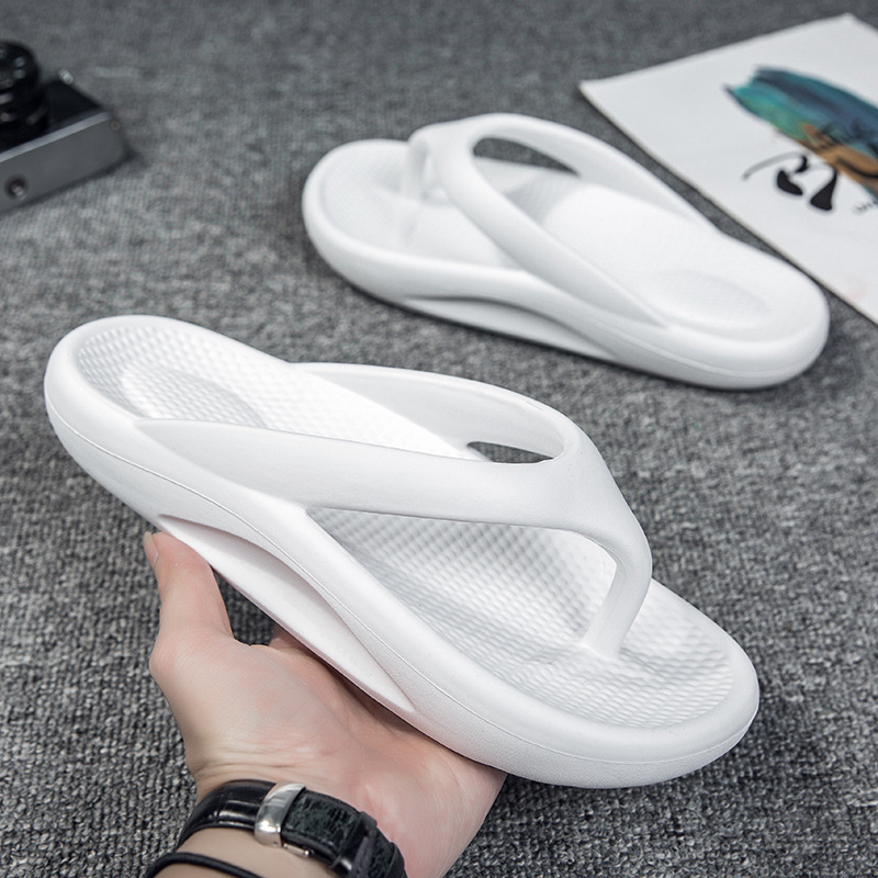 Cross-border 46 más el tamaño de las chanclas de los hombres hogar ligero EVA sandalias par casual flip-flops zapatos de playa de moda