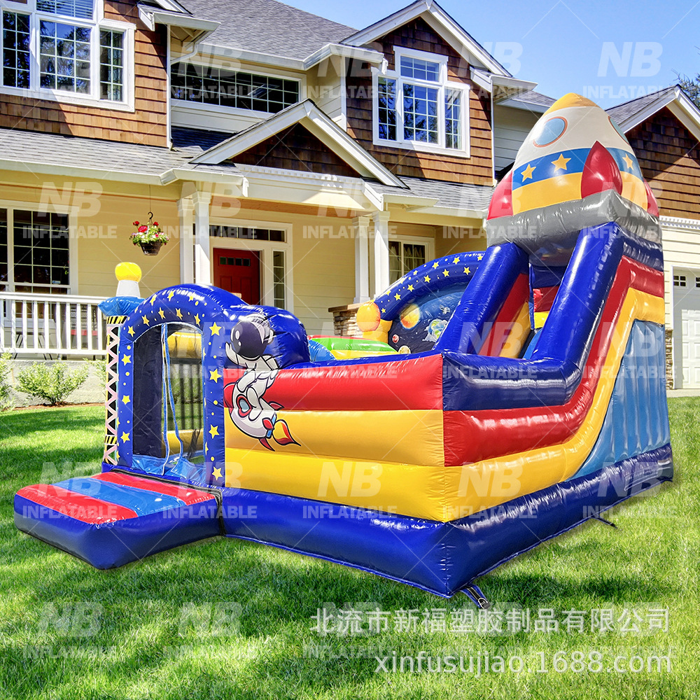 Espacio temático infláble castillo comercial infantil rebote casa infláble tobogan de agua combinación de juegos al aire libre