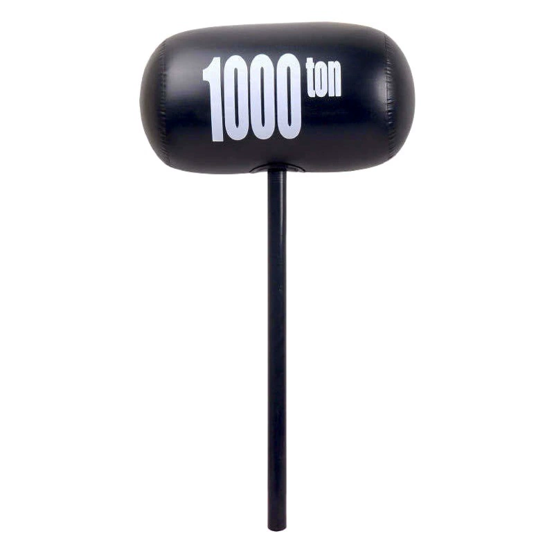 Большой надувной молоток из ПВХ в тысячу тонн, надувной мультяшный молоток, Детские светящиеся надувные игрушки, чтобы толкать ночной рынок, маленькие подарки