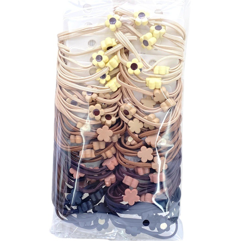 Cuerda de pelo simple fresca Twist trenza cubierta de cuero accesorios para el cabello lazo banda de goma para el cabello tocado banda de pelo tejido a mano