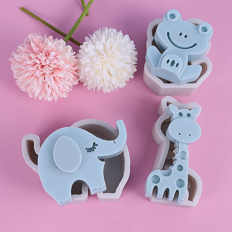 Силиконовая форма «Динозавр-жираф» для свечей, ароматерапии, кристаллической смолы, развивающая игрушка для детей