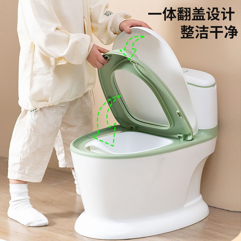 Children's Toilet for Girls and Boys, Plus Size, 10 Years Old, Extra Large Toilet for Kidsren and Girls, One Piece