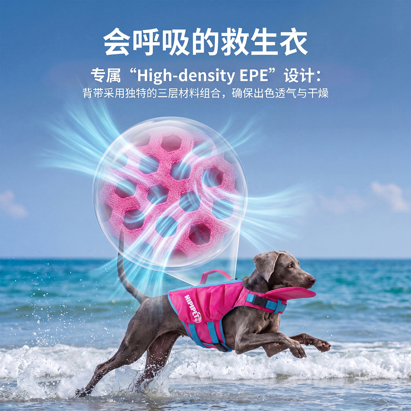Verano nuevo chaleco salvavidas para mascotas color contraste trajes de baño poderosos perros flotantes natación comercio exterior ropa de perro