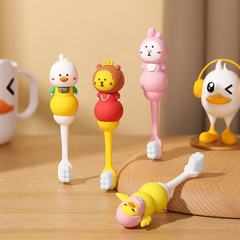 兒童萬根毛牙刷1-5歲寶寶家用高級牙刷pp盒裝清潔護齦廠家直銷