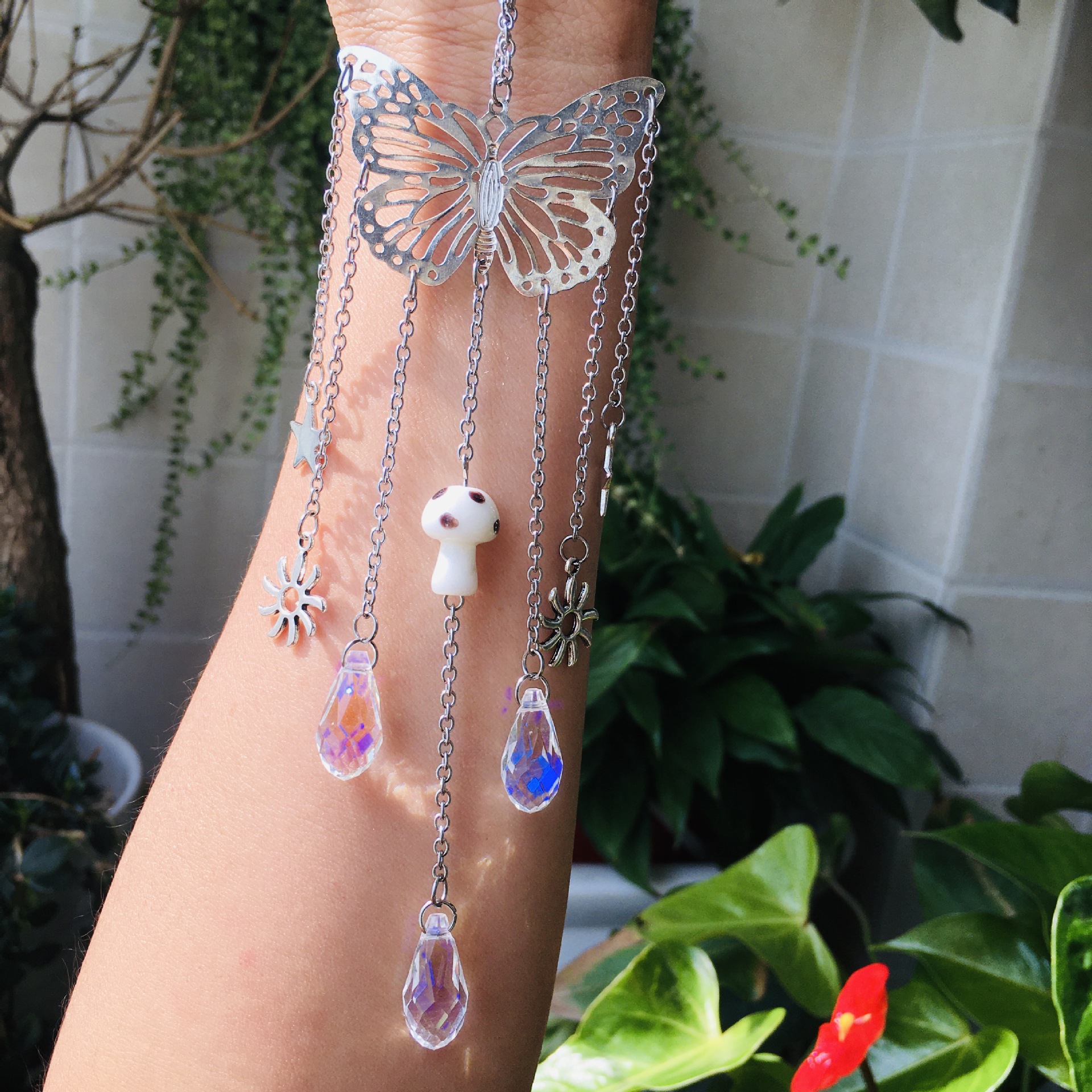 20g Weight pendant Home Textiles & Decor Type Modern Style Butterfly Crystal Pendant
