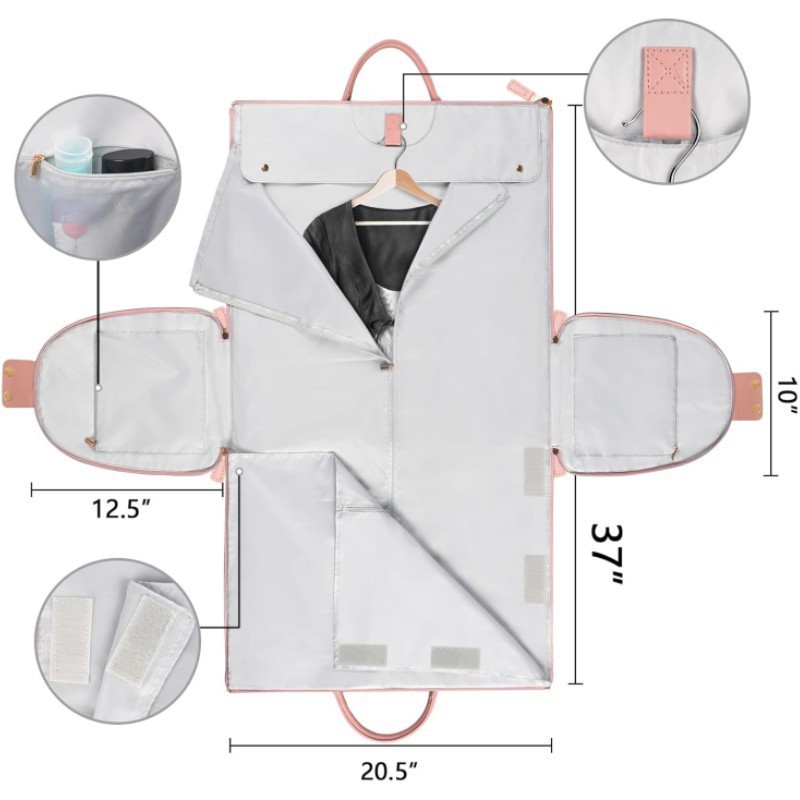 Inventario transfronterizo de viaje portátil plegable bolsa de equipaje de ropa de mujer bolsa de gimnasio al aire libre multifuncional almacenamiento de noche