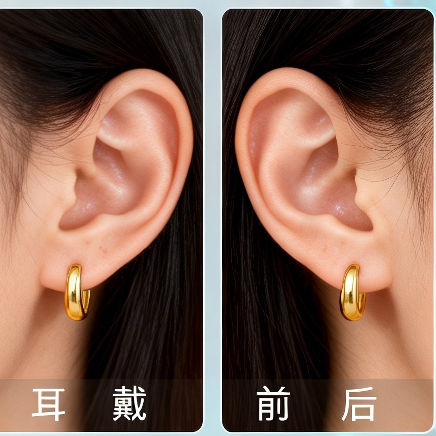 Instagram Influencer Style Minimalist Earrings, Fashionable Commuter Arc-shaped Ear Cuffs, Simple Cross-border European_voghion.com