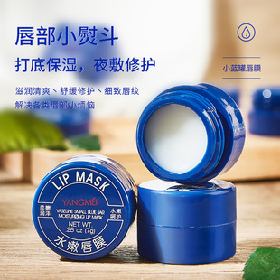 Yangmei Vaseline Small Blue Pot Water Tender Lip Film 3048#