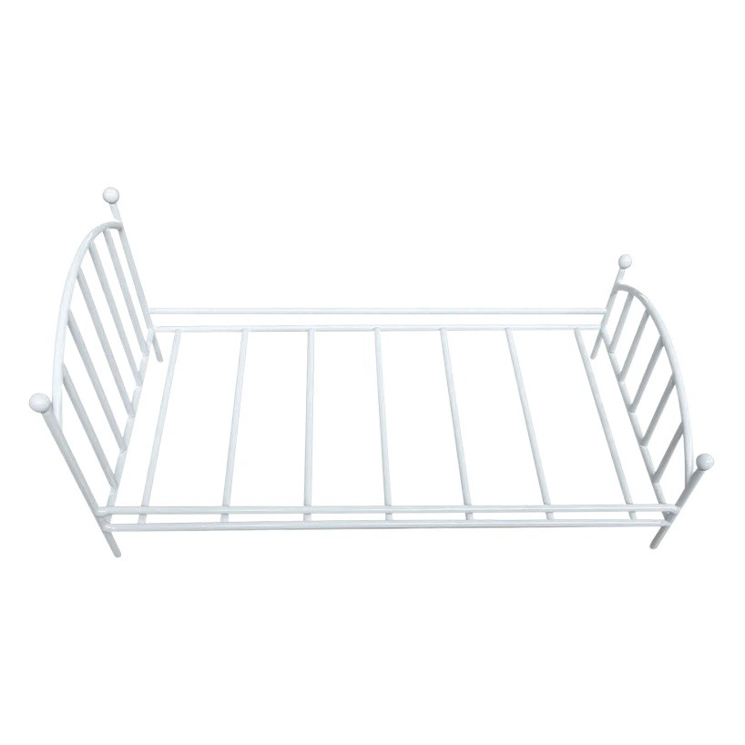 Большая обработка металла ремесла кукольный домик кукла Ретро маленькая кровать OB11 железная комната сценическая мебель