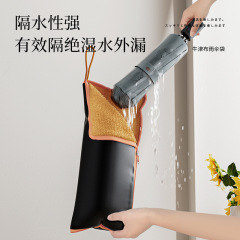 強力な吸水性の多機能傘収納袋、晴雨兼用折りたたみ傘収納、子供用傘、ストラップ付き防水傘カバー