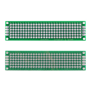 Wholesale double-sided universal board hole board universal board experiment board PCB circuit board double-sided tin spray 2 × 8cm