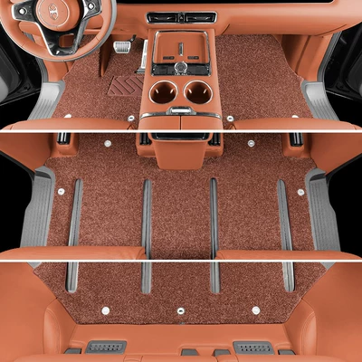 Modelə uyğun ayaqaltı — 360 Airline Soft Pack 2026 - two-row-four-track-flush-version-red-tea-orange-brown-blanket