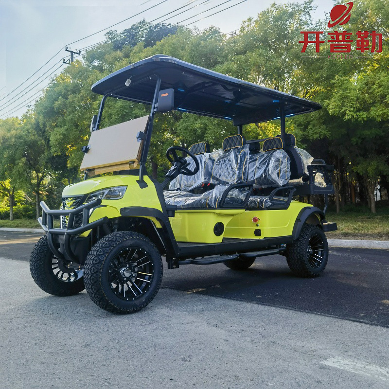 New Electric Golf Cart Off-Road Vehicle Scenic Area Factory Sales Office Sightseeing Tour with Car Golf Cart