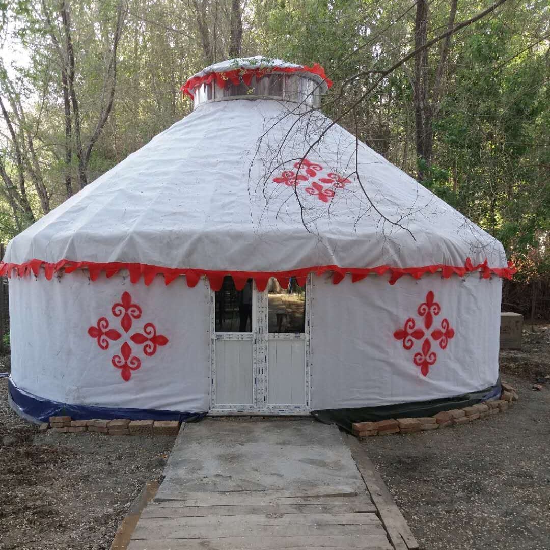 乌鲁木齐蒙古包帐篷厂家直销新疆专业生产各种规格蒙古包工地帐篷