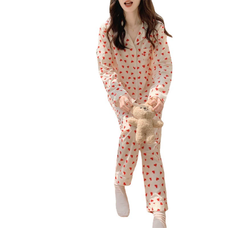 Brand cute pijama, autumn long-sleeve, 2022, Korean style