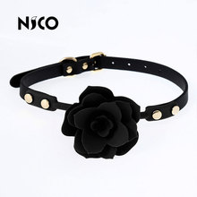 水球喉口口塞硅胶口球成人用品商城调深道具情趣玫瑰花枷口