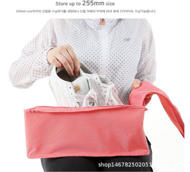 鞋子收纳袋折叠旅行鞋袋 防水旅游鞋包折叠包防尘袋