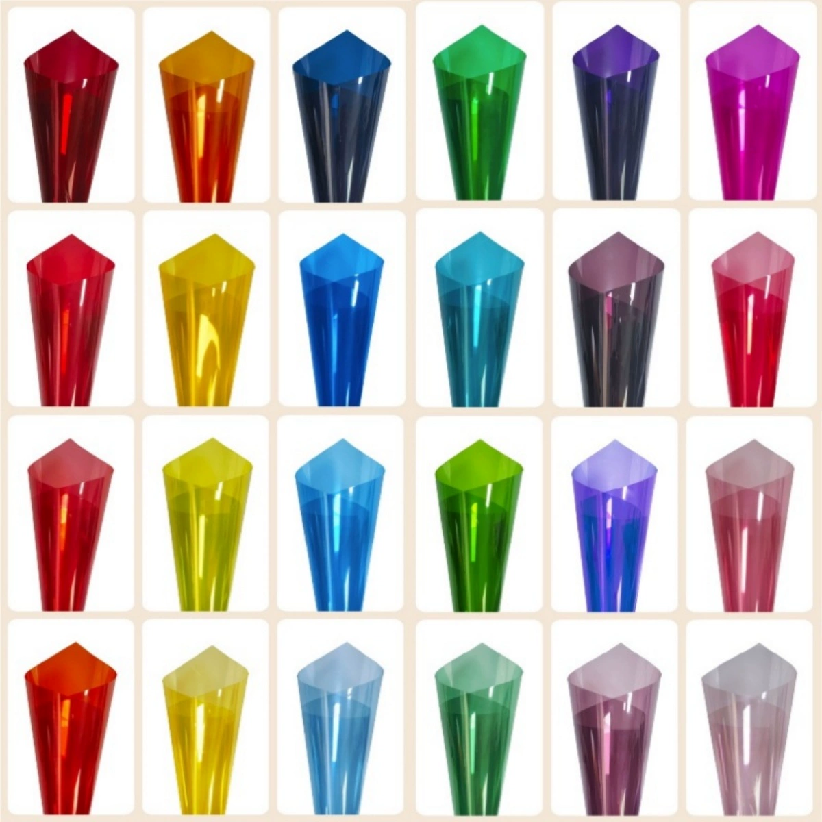 Цветная пленка прозрачная прозрачная светопроницаемая декоративная свадебная реквизит ручной работы окна солнцезащитный крем теплоизоляционное стекло лазерная бумага стеклянная пленка