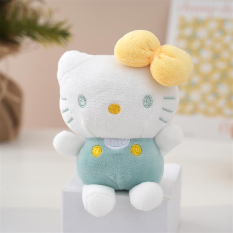 かわいいハローキティペンダントブラックラブバックル漫画高価値ぬいぐるみ子猫バッグペンダント|undefined