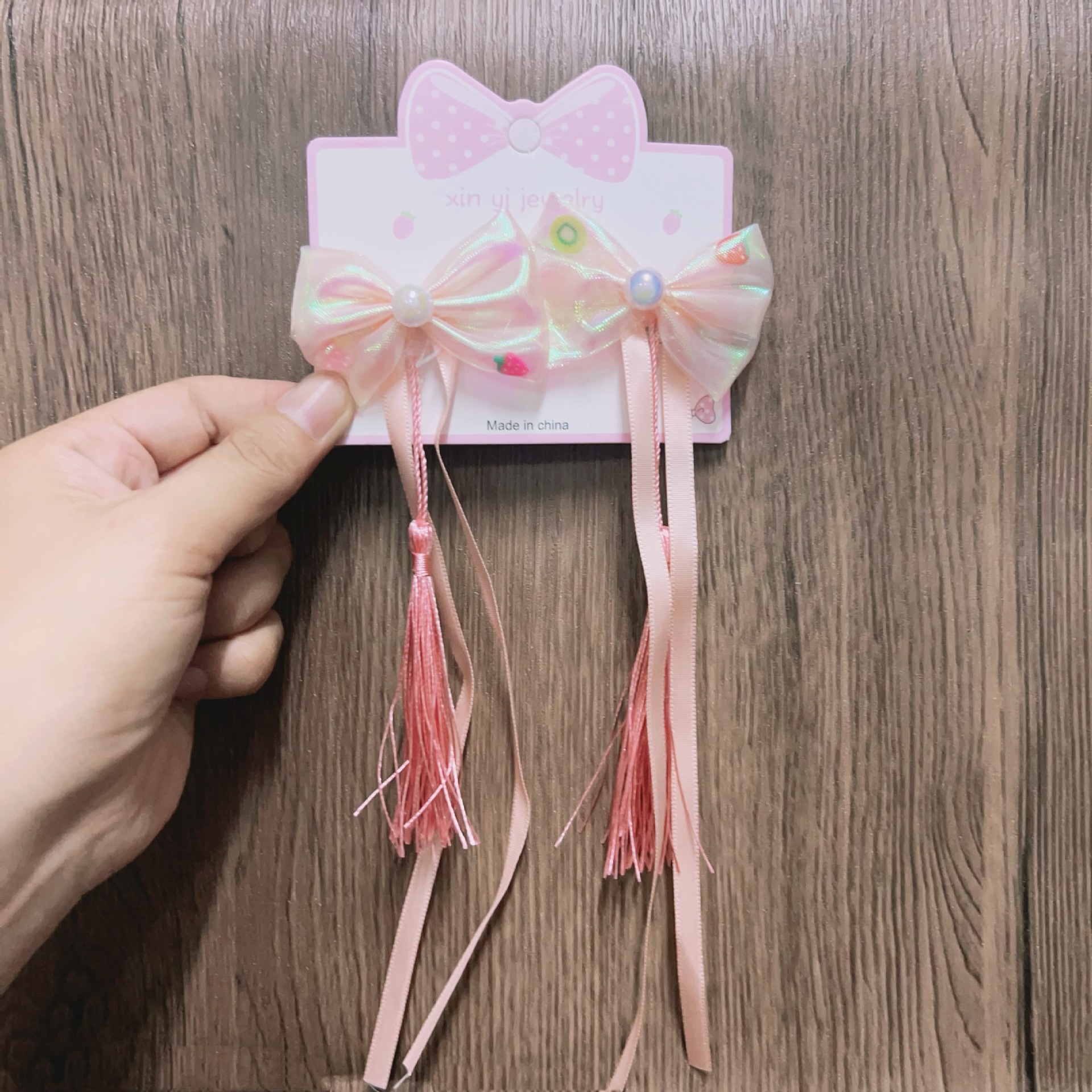 Niña hanfu estilo antiguo arco cinta de los niños horquilla púrpura Internet celebridad pequeña princesa horquilla niñas accesorios para el cabello