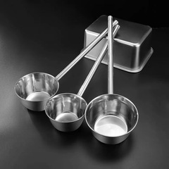 特厚水瓢箪304ステンレススプーン水瓢箪キッチンプラス長柄食堂粥大さじスプーン水匙