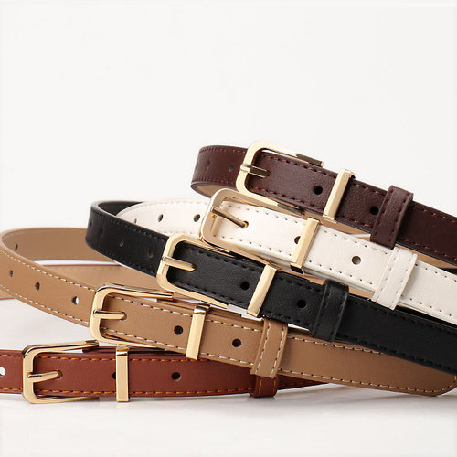 Ladies Belt New Fashion Casual Belt for Women Versatile High-End Simple Ins Style Belt for Jeans Wholesale