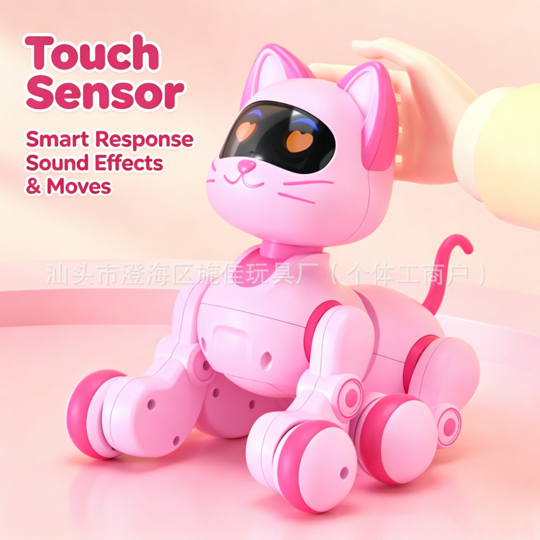 Perro Robot Inteligente de Plástico con Control Remoto e Interactivo para Niños