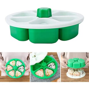 Six-in-one Japanese Sushi Mold Sushi Artifact Triangle Rice Ball Lunch Box Children's Porphyra Rice Making Tools