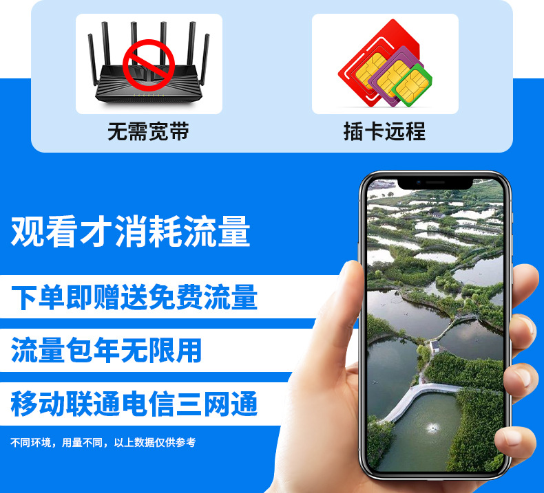 户外太阳能监控摄像头