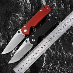 新品D2刃G10炭素繊维柄アウトドア折りたたみナイフキャンプ家庭用日常石洗いクラフトedc便利バッククリップ