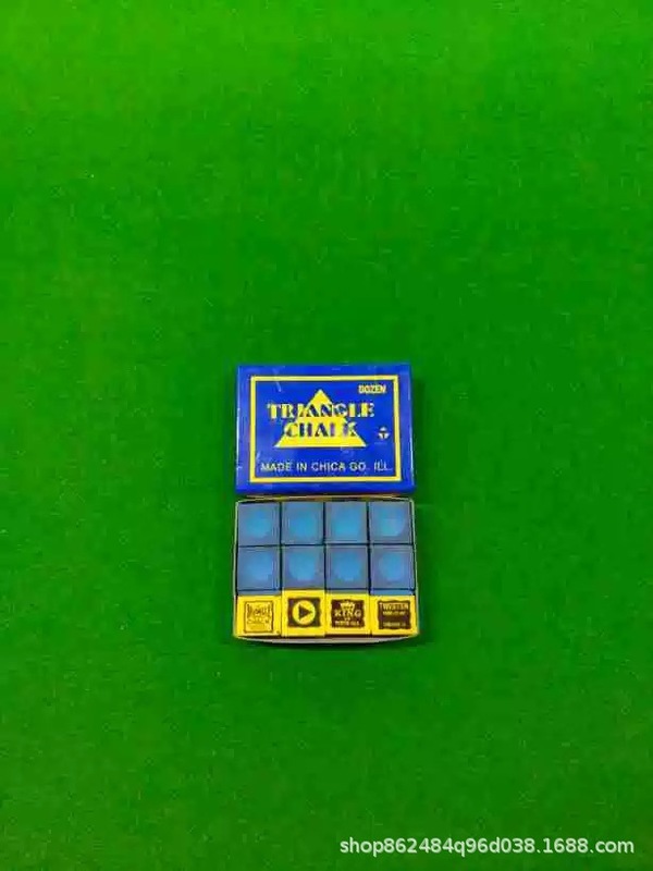 工場直販B級ブルービリヤードチョコレートパウダービリヤードクラブパウダーディアヘッドブランド/トライアングルブランドビリヤード用品アクセサリー|undefined