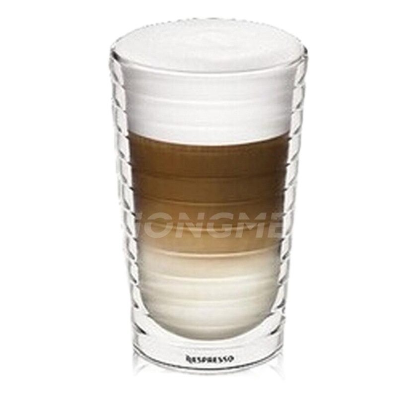 Fábrica al por mayor grande, mediano y pequeño vidrio aislado de doble capa taza roscada resistente al frío café caliente vino tinto en stock suministro transfronterizo