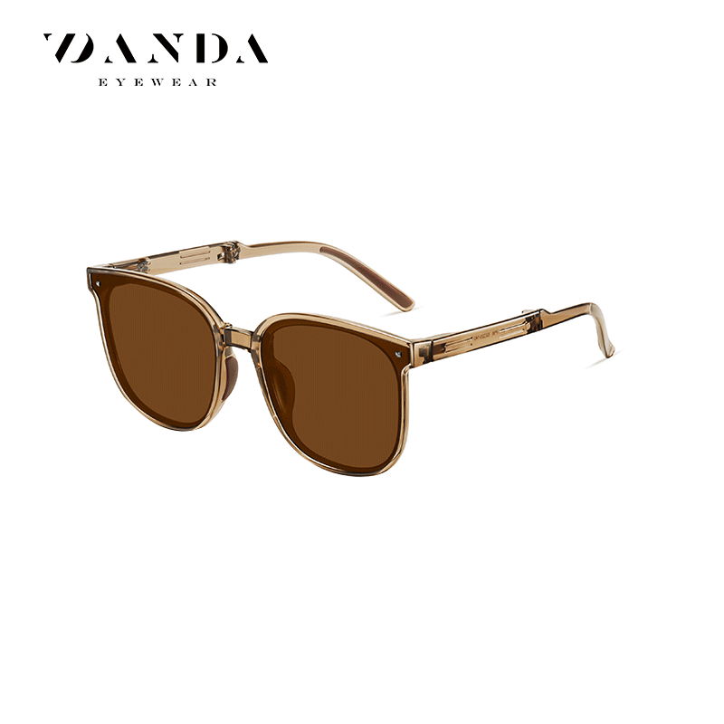 Nuevas gafas de sol plegables, el mismo modelo, gafas de sol polarizadas WT7901, gafas de sol plegables de dos colores ultraligeras TR de moda