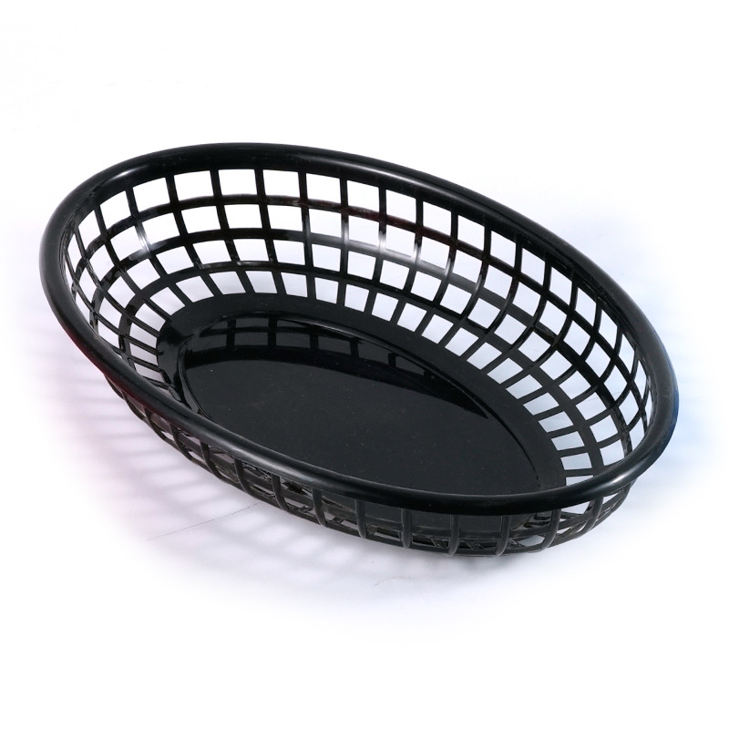 Cesta Plástica con Forma de Barco para Comida Rápida y Frutas