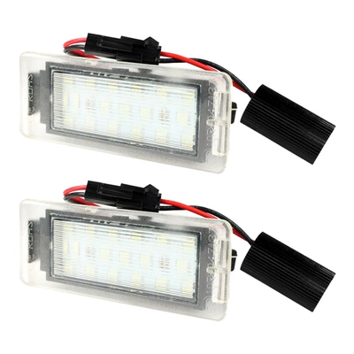 License plate lamp suitable for Opel Corsa, white light