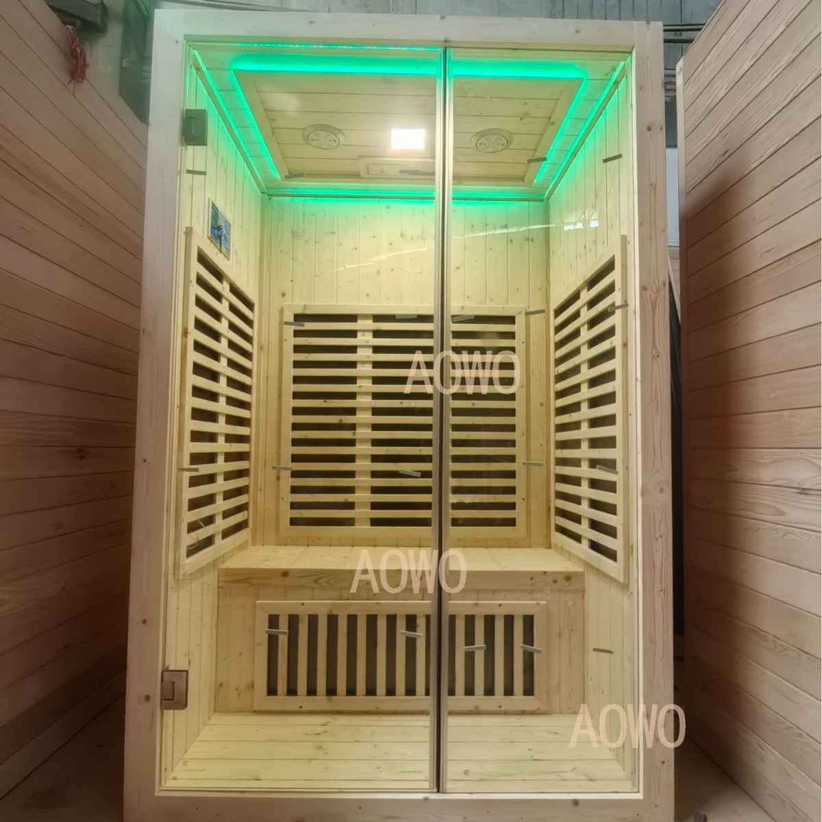 Casa club salón de salud sala de vapor de sudor sauna horno de vapor de sudor seco roca volcánica sauna de vapor húmedo salón de belleza sala de calefacción