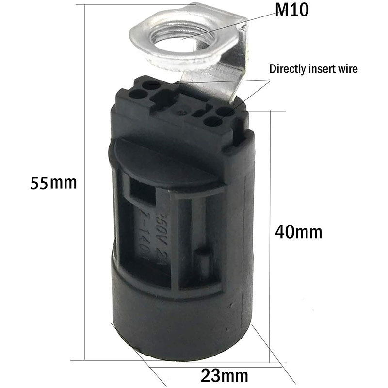 E14 soporte de tornillo soporte de la lámpara portalámparas tubo de agua titular de la lámpara vela Europea tornillo portalámparas de plástico accesorios de la lámpara de iluminación