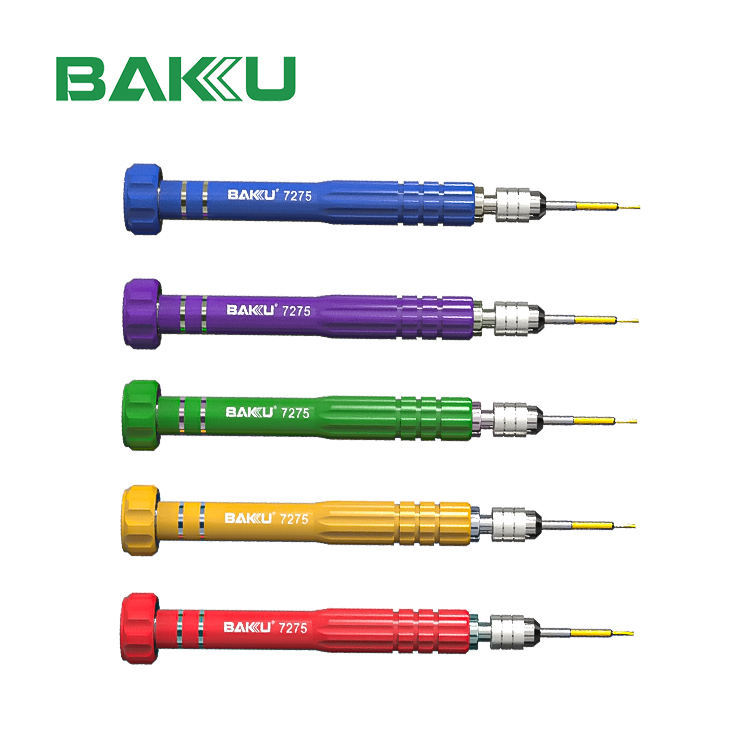 巴酷BK-7275螺丝批S2钢十字1.5五星0.8 T4 T5 T6 Y0.6螺丝刀批头