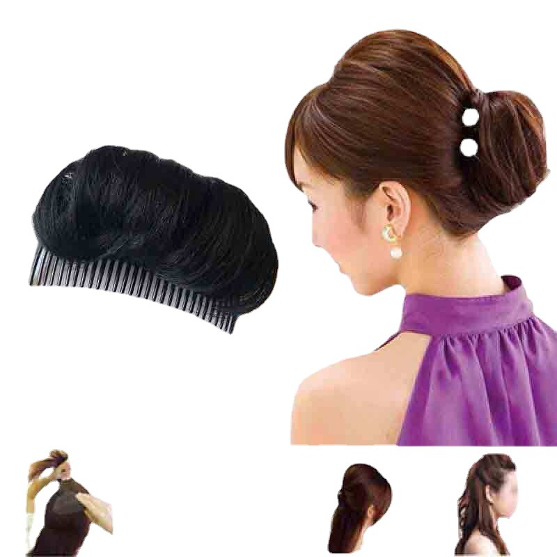 Corea del Sur Media bola cabeza rizador de pelo tocado hembra horquilla perezoso princesa cabeza esponjosa corbata accesorios para el cabello aumento de la altura artefacto femenino