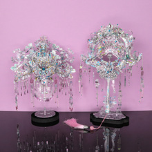 南源IRON STAR 3D金属拼图模型DIY  F72230Y 银凤冠F52231Y银喜扇