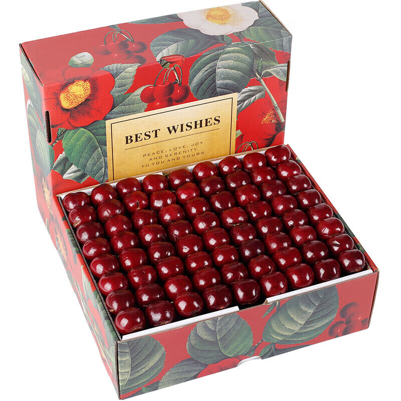 Guangzhou Jiangnan Wholesale Straight Hair [Sf Express] Air Freight Cherry Fruit Gift Big Fruit 3J Gift Box Drop Shipping