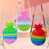 new pattern Rodent vanguard pineapple Bag finger Pressing silica gel Bubble Fun Toys Large Inclined shoulder bag Student bag