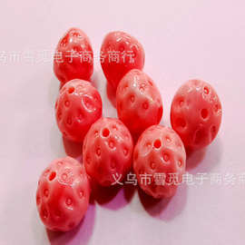 批发天然贝壳粉压雕刻草莓、悟空、八戒、囍、福DIY首饰饰品配件