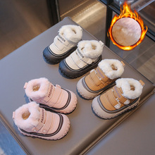 童鞋幼儿童雪地靴2025冬季新款男女童鞋子保暖加绒加厚大棉运动鞋